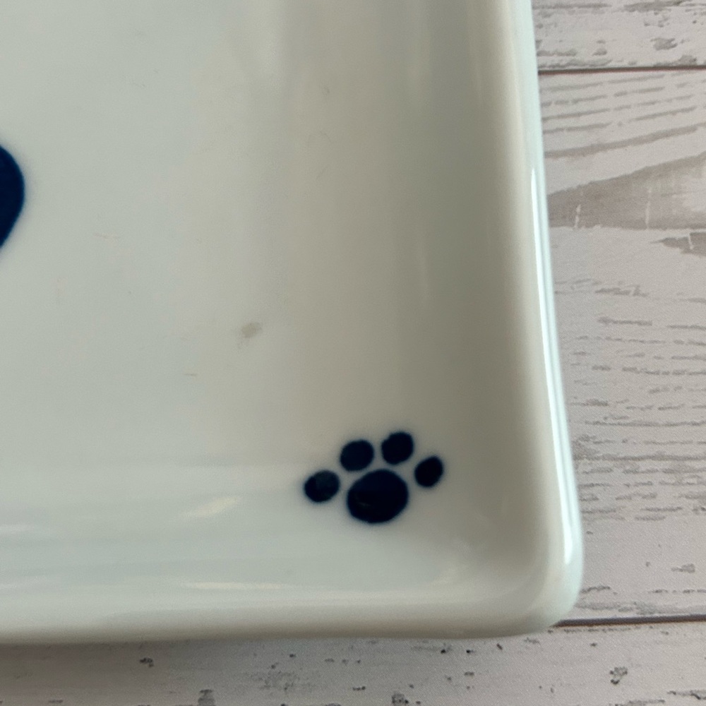 Sousaku Cat Face paw blue plate Sound Collection Japan sushi bread trinket - Picture 4 of 6